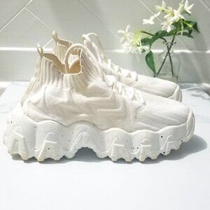 Olivia Mark Premium Knitted Platform Sneakers